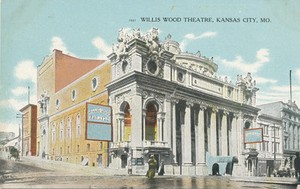 Kansas City MO Willis Wood Theater ca. 1908 eBay
