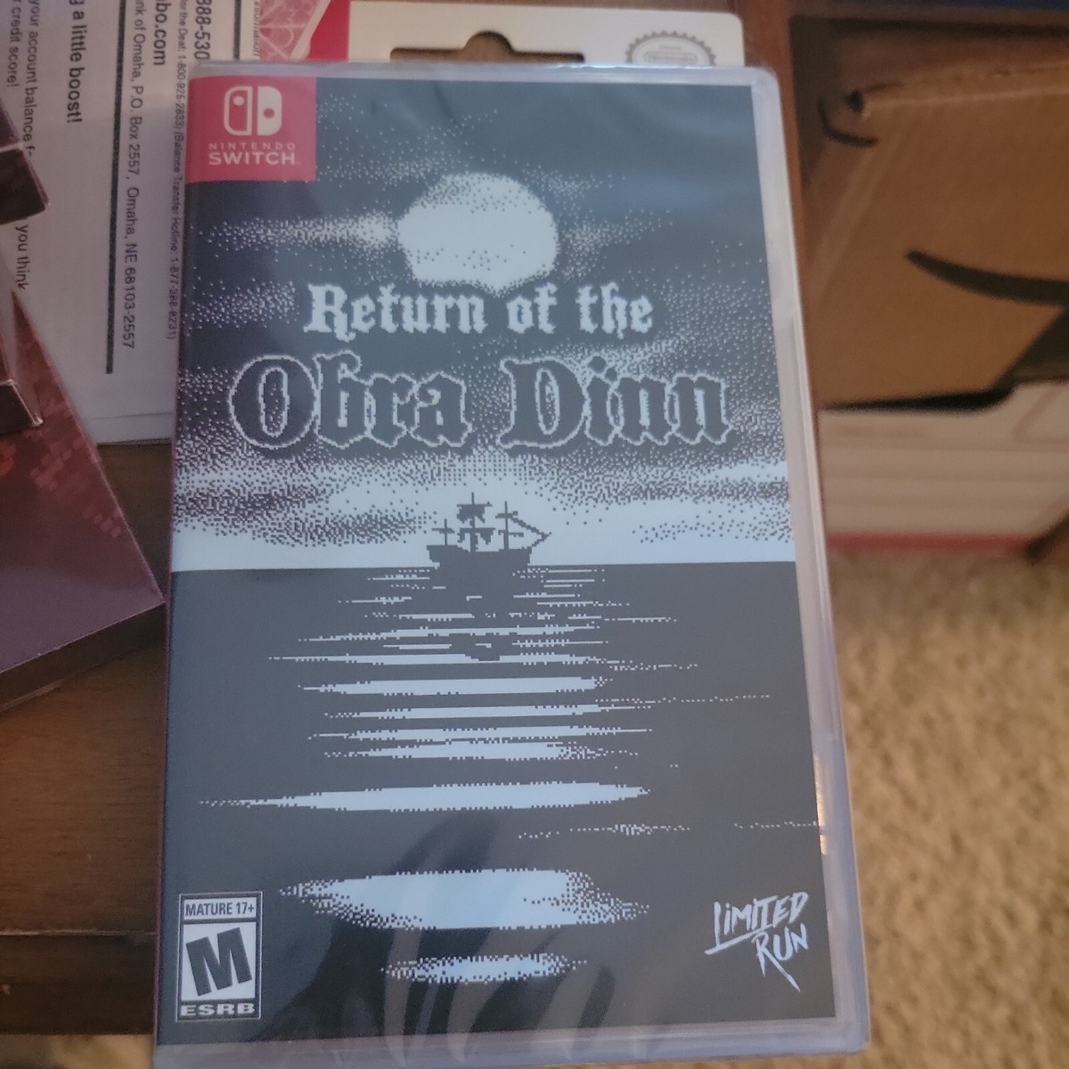 Return of the Obra Dinn Nintendo Switch Limited Run Games blind