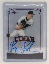 Ryan Rolison Rockies 2018 Leaf Trinity Prospect Clear Auto Purple