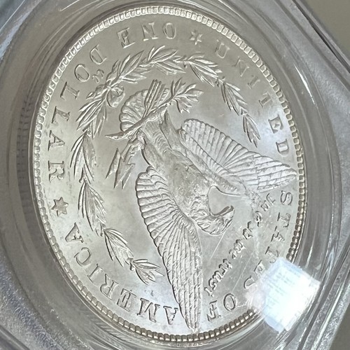GSA LABEL 1883-CC Morgan Silver Dollar MS61 PCGS - Picture 4 of 4