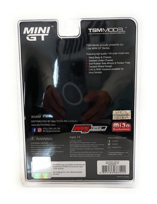 MINI GT 1/64 #306 LB WORKS BMW M4 WITH M STRIPES RAW SUPER CHASE 1 