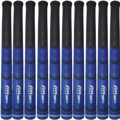 FEEL GRIPS GEN2 DESIGNER SERIES BLUE REVERSE TAPER GOLF GRIPS SET OF 13