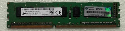 Speicherchip HP 2GB 1RX8 PC3-12800E-11-13-D1