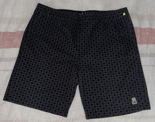 Black & Gray Psycho Bunny XXXL Mens Swimming Trunks Read Description