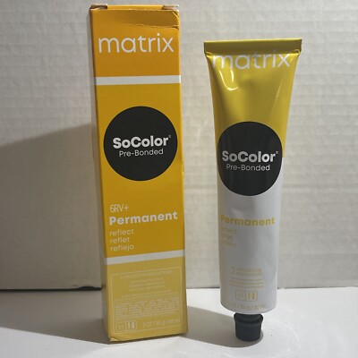 Matrix Socolor Pre-Bonded 6RV+ Light Brown Red Violet Plus Permanent Color 3oz