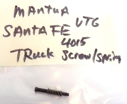 DE COLECCIÓN / HO / MANTUA / DIÉSEL / SANTA FE #4015 / TORNILLO DE MONTAJE DE CAMIÓN + PIEZA DE RESORTE | Zustand: Used