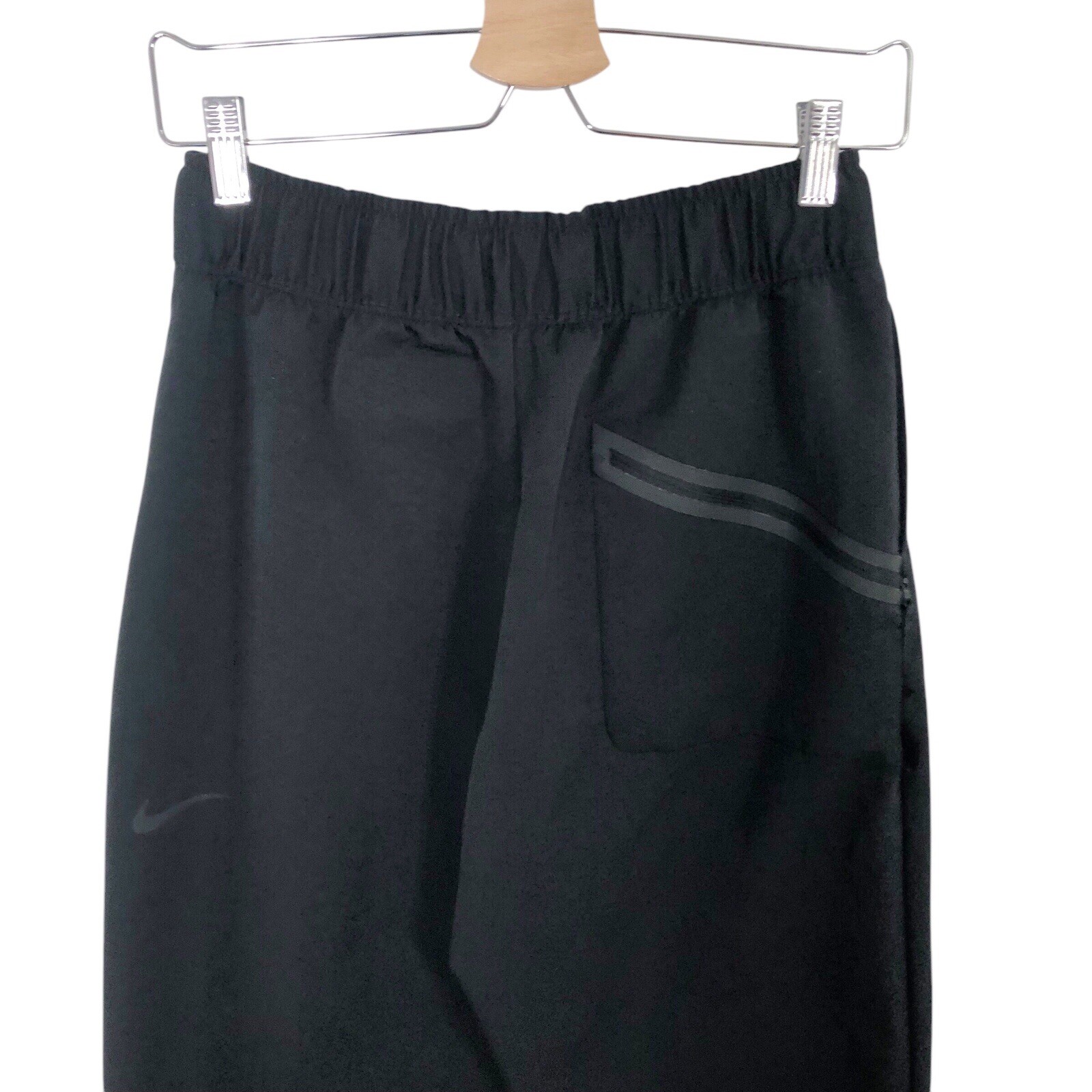 NIKE Tech Pack Pants Womens Small Charcoal Black Baggy Leg Zip Pocket CZ8940-010 thumbnail 7