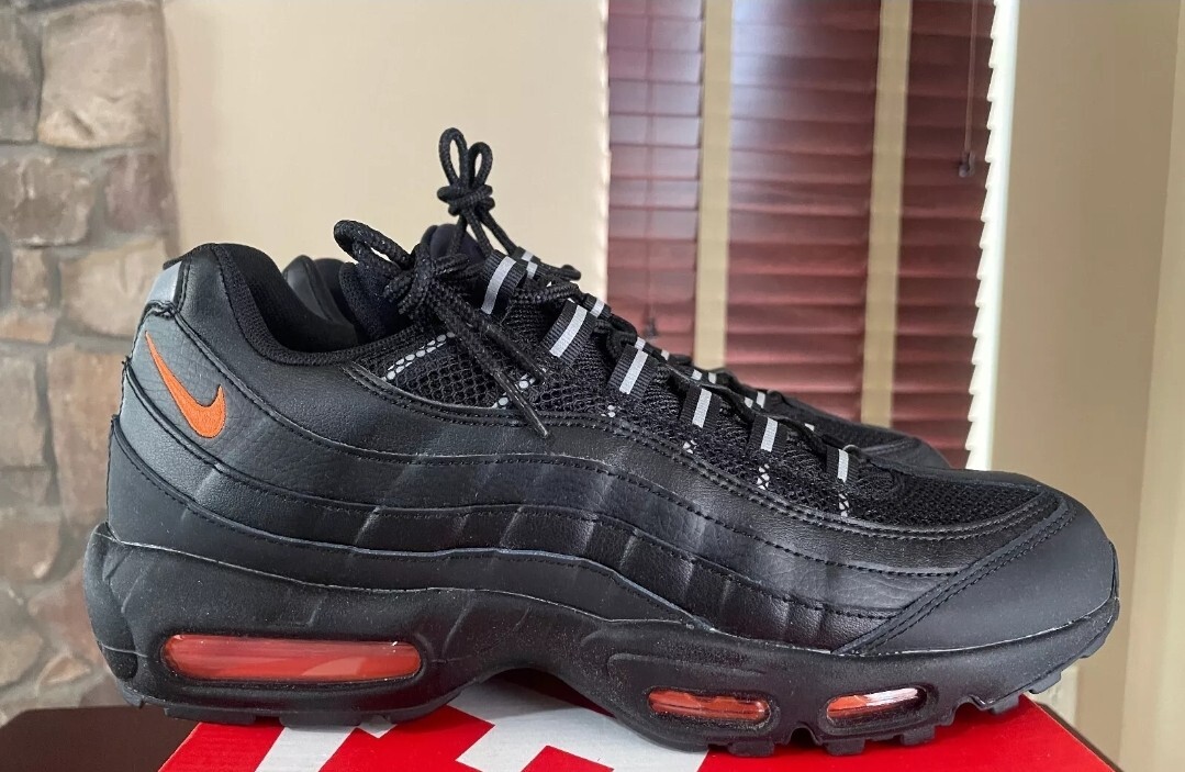 2021 Nike Air Max 95 Essential HALLOWEEN Black Orange Size