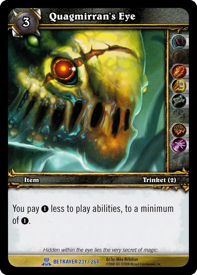 Quagmirran's Eye World of Warcraft TCG WOW Betrayer LP to NM | eBay Quagmirran's Eye World of Warcraft TCG WOW Betrayer LP to NM | eBay