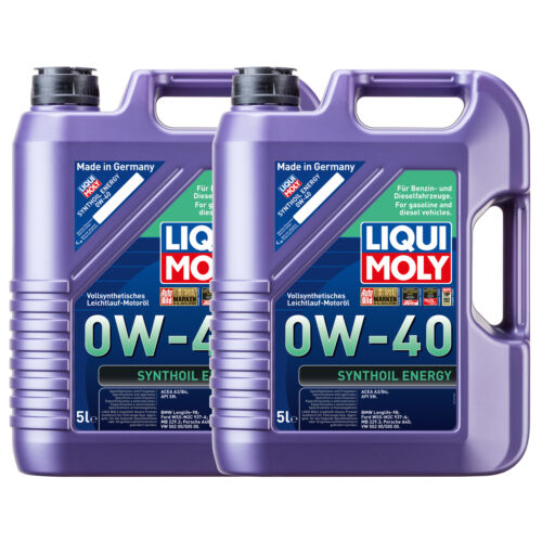 LIQUI MOLY 0W-40 10L SYNTHOIL ENERGY Motoröl für AUDI BENTLEY BMW DAEWOO - Bild 1 von 1
