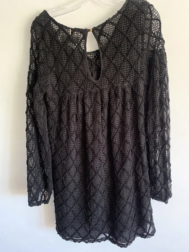 MINI VESTIDO CORTO TEJIDO MANGA LARGA NEGRO TEABAG LOS ANGLES S/M Foto 4 de 4