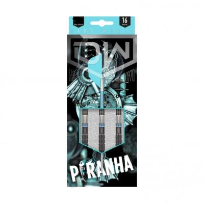Ｋ.T.C DART WORLD PIRANHA RAZOR GRIP 23 GRAM 90% TUNGSTEN STEEL TIP DARTS