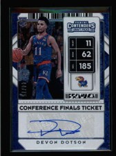 DEVON DOTSON 2020 CONTENDERS DRAFT PICKS FINALS TICKET AUTO ROOKIE #44/75 FC4489