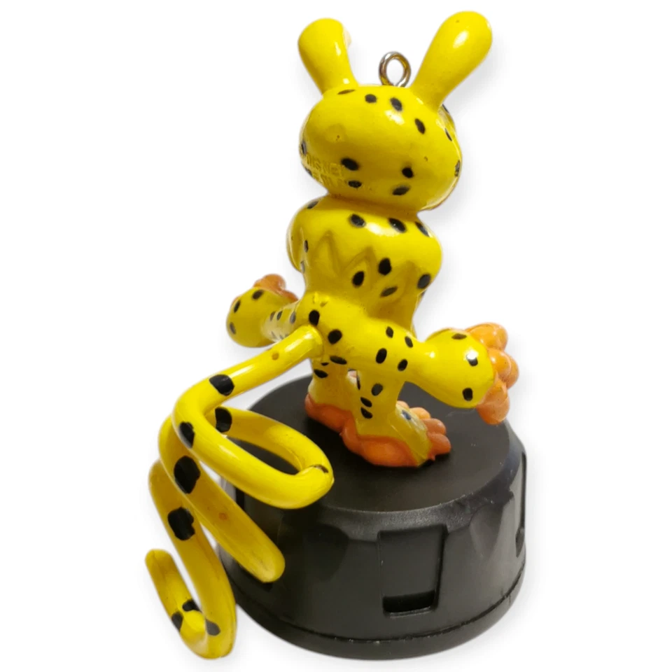 Minifigura de colección Disney MARSUPILAMI CHEETAH 3,5" adorno de pastel juguete años 90 raro Foto 3 de 4