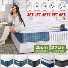 LUXURY ORTHOPAEDIC 4000 POCKET SPRUNG MATTRESS 3FT 4FT 4FT6 DOUBLE 5FT KING SIZE