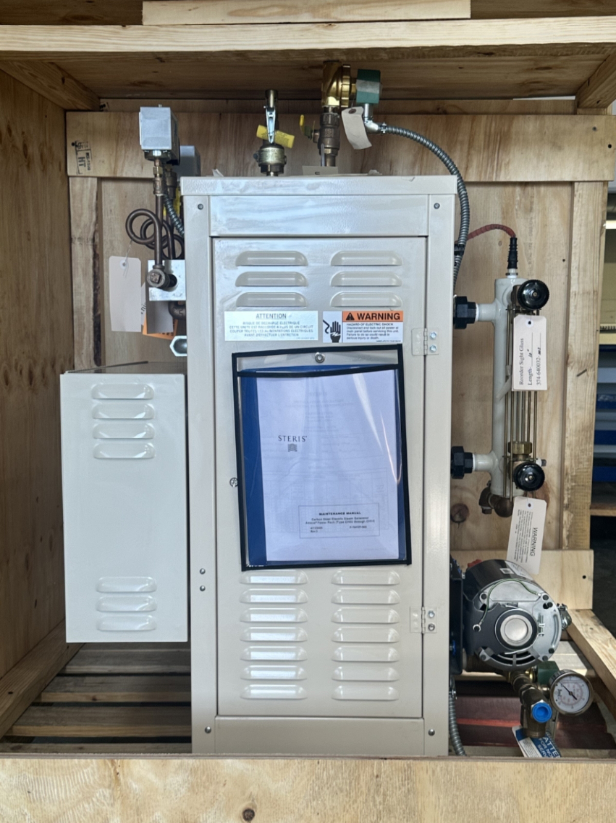 NEW STERIS 480v 60KW Power Pack Electric Steam Boiler; CH07861500 eBay