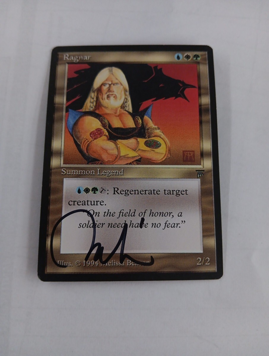 Ragnar Signed By Melissa Benson Magic the Gathering Magic