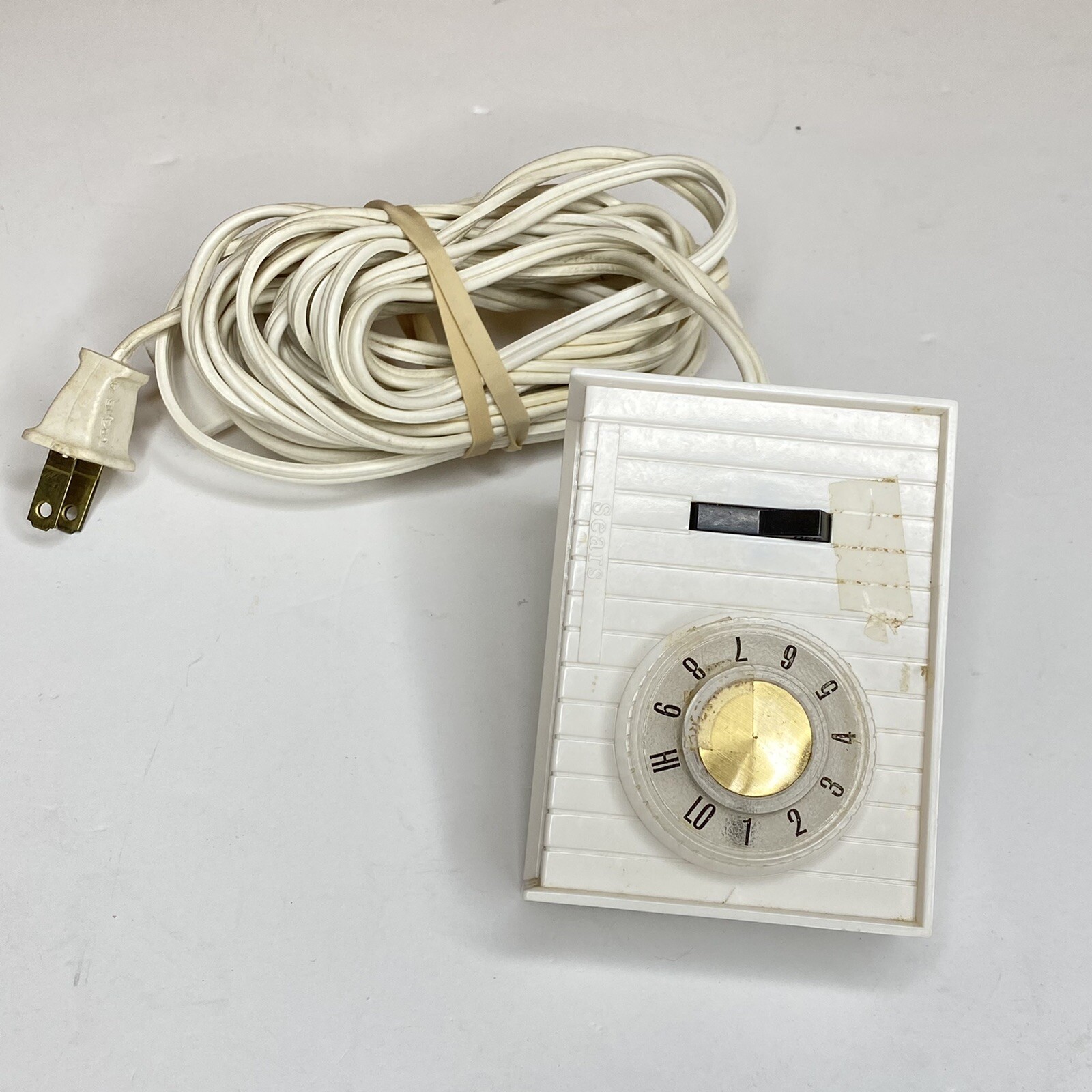 Vintage Sears Electric Blanket Dual Controllers Full Queen 10388-006