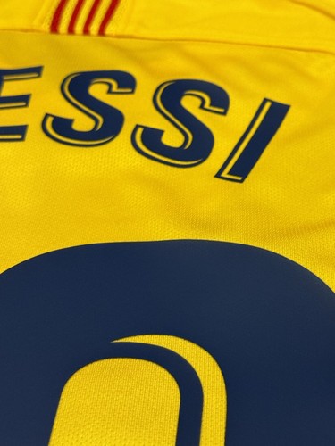 2019/20 Barcelona Away Jersey #10 Messi Medium Nike Soccer DAMAGED Stained NEW - Picture 9 of 24
