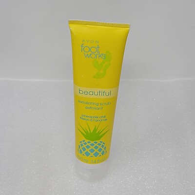 Avon Foot Works Beautiful Exfoliating Scrub Pineapple Chill 