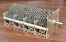 COLLINS LINEAR AMPLIFIER PARTS: 56-1850pF LOAD TUNE CAPACITOR LINEAR AMPLIFIER