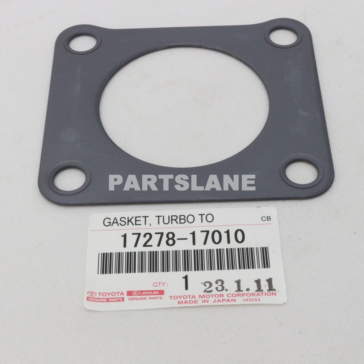 17278-17010 Toyota OEM Genuine GASKET, TURBO TO EXHAUST MANIFOLD