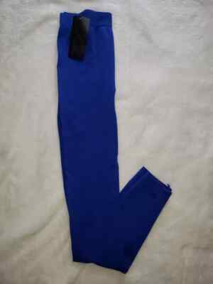 Sofra Women's Free Size Full Length Royal Blue Leggings