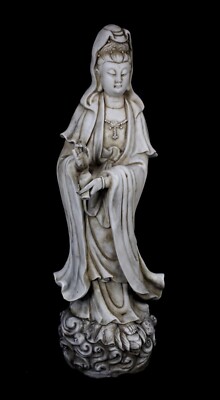 Antique Japanese Hidden Christian Mary-Inspired Statue