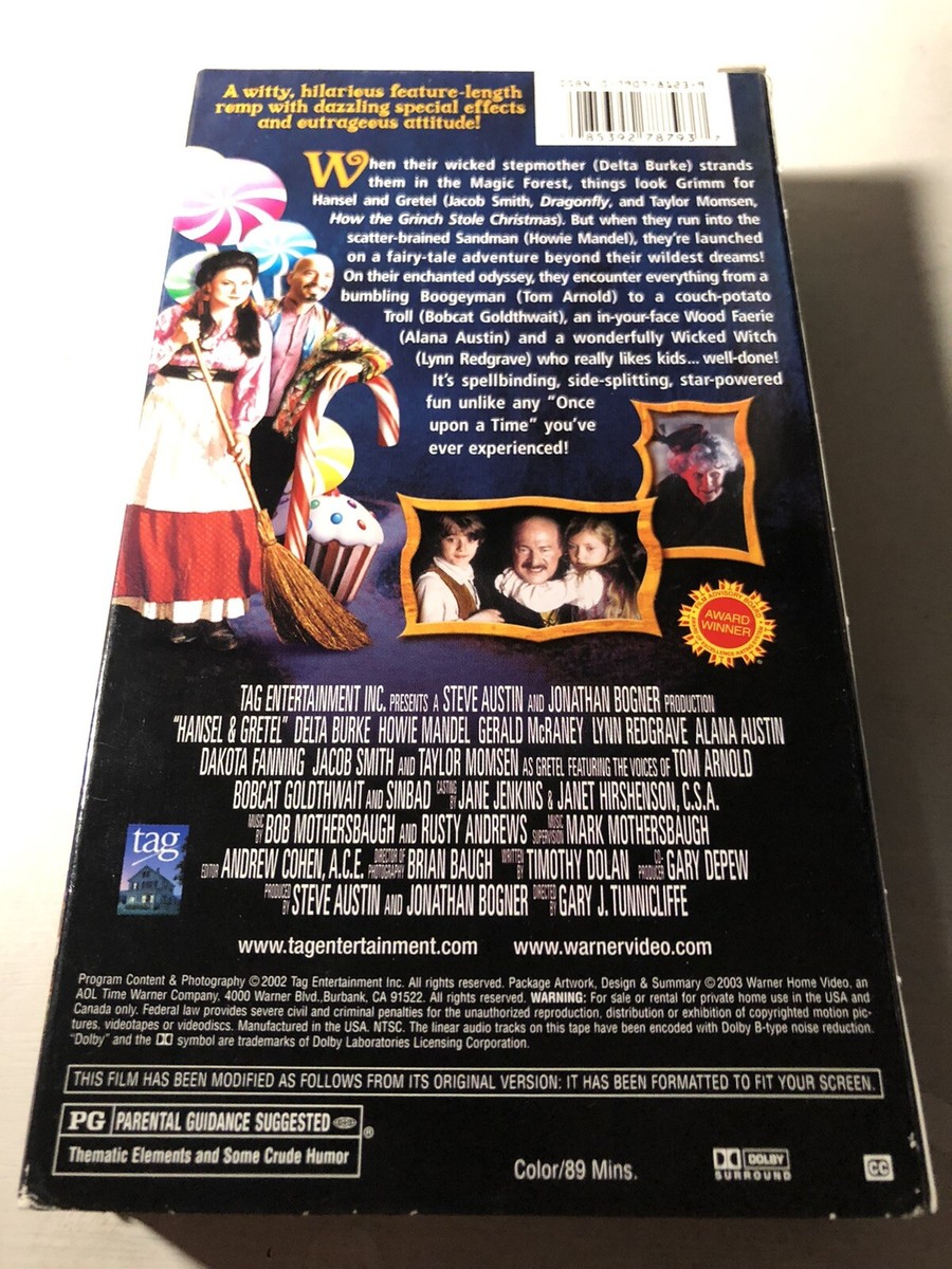 Hansel & Gretel (2002) VHS Live Action Family Fantasy Adventure