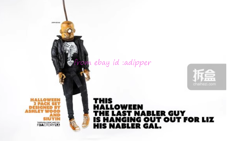 Perfect 3a 1/6 Halloween Liz And Nabler Guy Action Figure In Stock