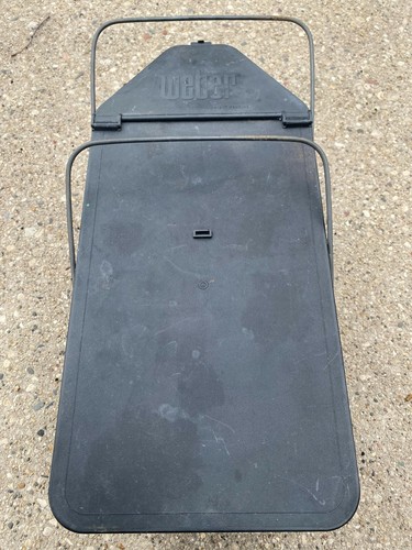 Vintage "Rare" Weber Bar-B-Que Charcoal Bucket Tote Bin