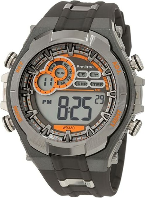 armitron men's digital chronograph watch