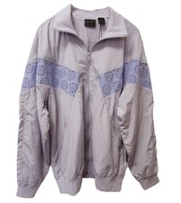 Fenty Puma By Rihanna Womens Tricot Mix Oversized Track Jacket, Thistle, Medium