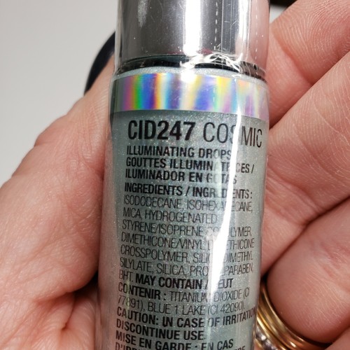 L.A. Colors Illuminating Skin Enhancer Dazzling Sparkle Drops CID247 Cosmic - Picture 4 of 6