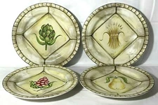 Set of 4 American Atelier SAN MARCO Salad Plates Dinnerware 7 7/8" Near MINT Con