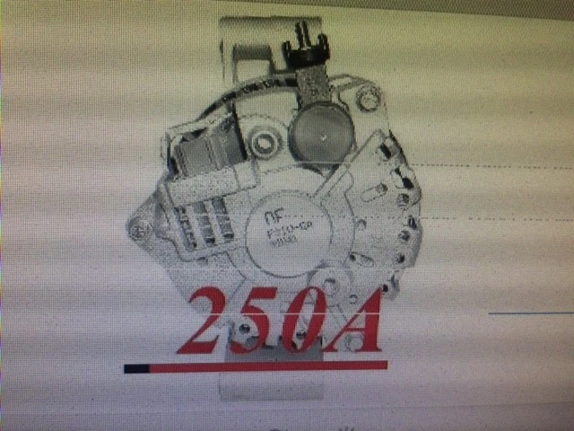 FORD F SERIES EXCURSION 7.3L V8 DIESEL HIGH OUTPUT NEW ALTERNATOR 250 HIGH AMP Foto 2 de 3