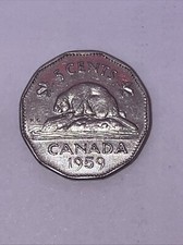 Canada 5 Cents (1959) RARE COIN