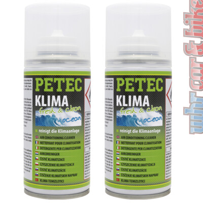 Petec Klimaanlagenreiniger fresh&clean Ocean 2x 75ml Geruchsvernichter