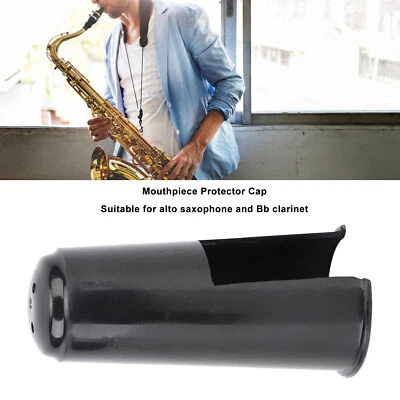 Mouthpiece Protective Cap Alto Saxophone Mouthpiece Cap Plastic. Convenient Use