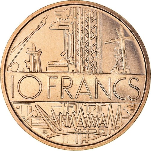 French Coin 10 Francs | France | 1974 - 1987 - Picture 10 of 12