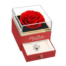 Gifts For Mom Preserved Real Red Rose With Mom Necklace Mom Gifts For Christmas