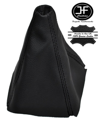 The Tuning-shop Ltd Pour Ford Mondeo MK4 2007–13 Automatique Soufflet De Levier Cuir Noir Bleu Coutures