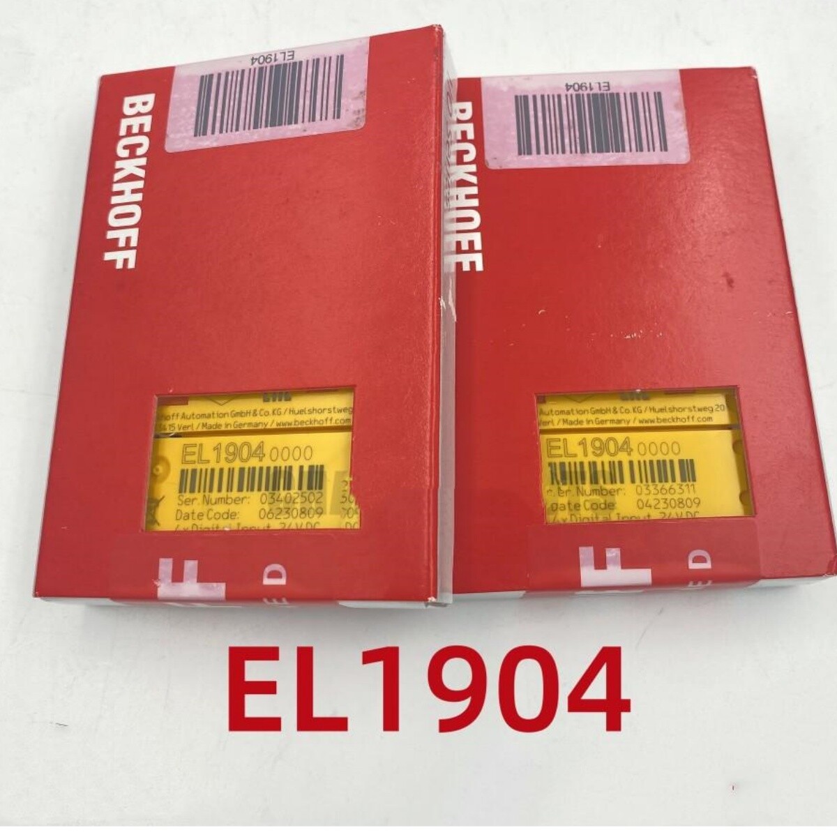 EL1904 NEW Beckhoff EL1904 4-Channel Digital Input Terminal NWE In Box TX STOCK