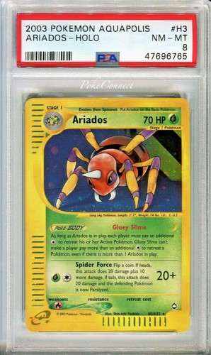 Ariados graded PSA 8 for sale on eBay