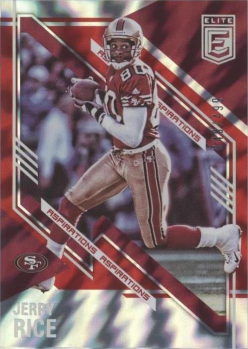 2021 Panini Donruss Elite - Jerry Rice #96 Aspirations Shimmer /499 for ...
