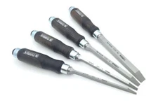Narex 4 Piece Mortise Chisel Set - 4, 5, 8, 14mm