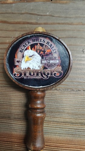 Sturgis 64th Anv Harley Davidson Beer Tap Handle W/ Brass Spout - Picture 3 of 6