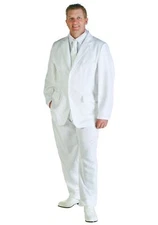 Plus Size White Suit Costume