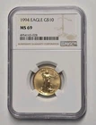 1994 1/4 OZ $10 Gold American Eagle NGC MS69 SKU01