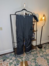 1852 - Burton Black Snowboard Pants with Adjustable Waist
